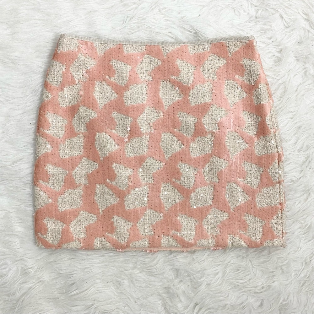 BANANA REPUBLIC Sequin Mini Skirt - Picture 1 of 6